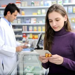 Farmacia Quintana Lacaci cliente en una 